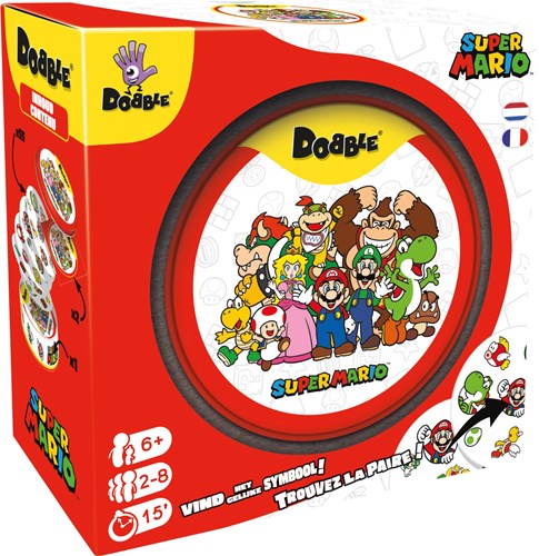 Dobble Super Mario gioco di carte - Gioco di ricerca e reazione per famiglie-2