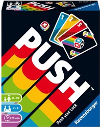 Ravensburger Push - Gioco di dadi gioco di carte per famiglie e bambini