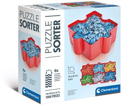 Clementoni accessorio puzzle sorter 6 pezzi vassoi impilabili