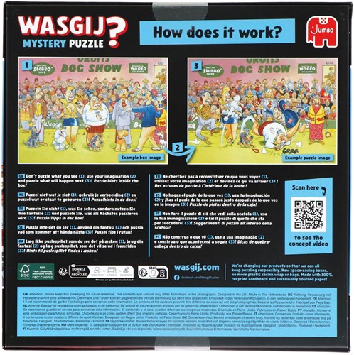 Jumbo puzzle Wasgij Mystery 27 - A Close Shave! - 1000 pezzi-3