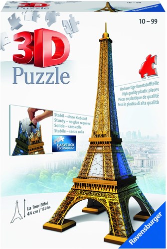 Ravensburger Puzzle 3D Torre Eiffel - 216 Pezzi Costruzione