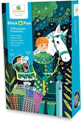 Sycomore giocattolo mosaico Stick'N Fun Cavalieri per bambini dai 5 anni