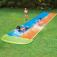 Summer Waves scivolo d’acqua racer 2 persone 549 cm divertimento in giardino-2