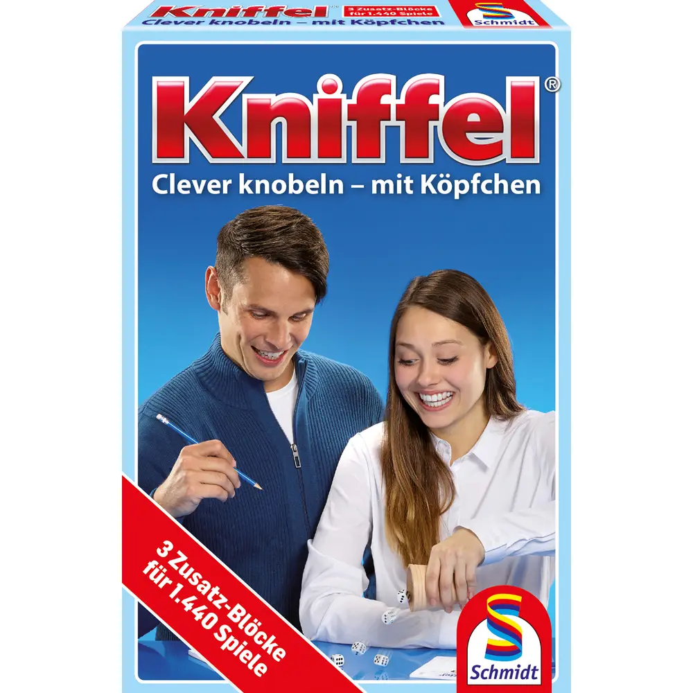 Schmidt gioco blocco segnapunti Kniffel dadi 3 pezzi - blocchi extra