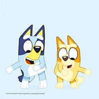Bluey tovaglioli di carta 20 pezzi - Giallo - Decorazione festa bambini-3