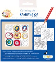 Fridolin set artistico da colorare 4 disegni con cornice 15x15 cm Wassily Kandinksky
