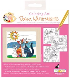 Fridolin set artistico da colorare disegni con cornice 15x15 cm Rosina Wachtmeister