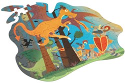 SCRATCH Contour Puzzle - Drago