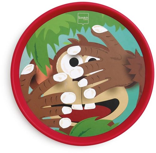 SCRATCH Hand-Disker Duo - Scimmia divertente-2