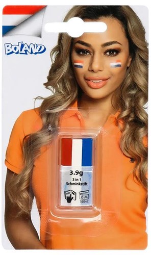 Boland stick trucco Olanda rosso-bianco-blu make-up stick festa