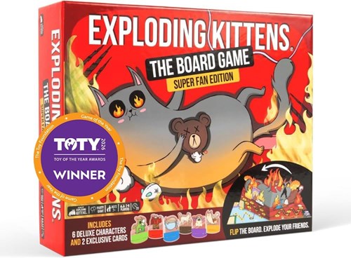 Exploding Kittens gioco da tavolo Super Fan edition - gioco di società party