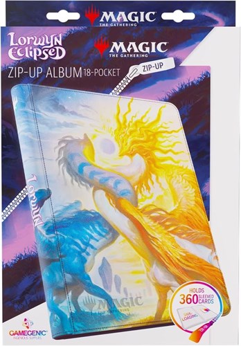 Gamegenic album collezione carte Magic 18 tasche Lorwyn Eclipsed Zip-Up