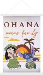 Craft Buddy Lilo & Stitch mini crystal art scroll 20x30cm decorazione parete