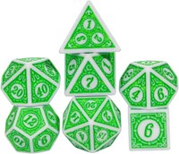 Foam Brain Games set di dadi - Dadi RPG con motivo foglia per giochi di ruolo