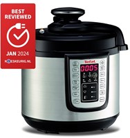 Tefal slowcooker multicooker pentola a pressione 6L argento nero 25 programmi-3