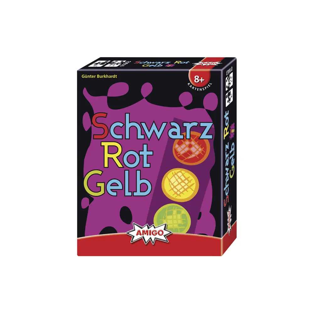 Amigo gioco di carte Schwarz Rot Gelb - gioco familiare veloce e colorato