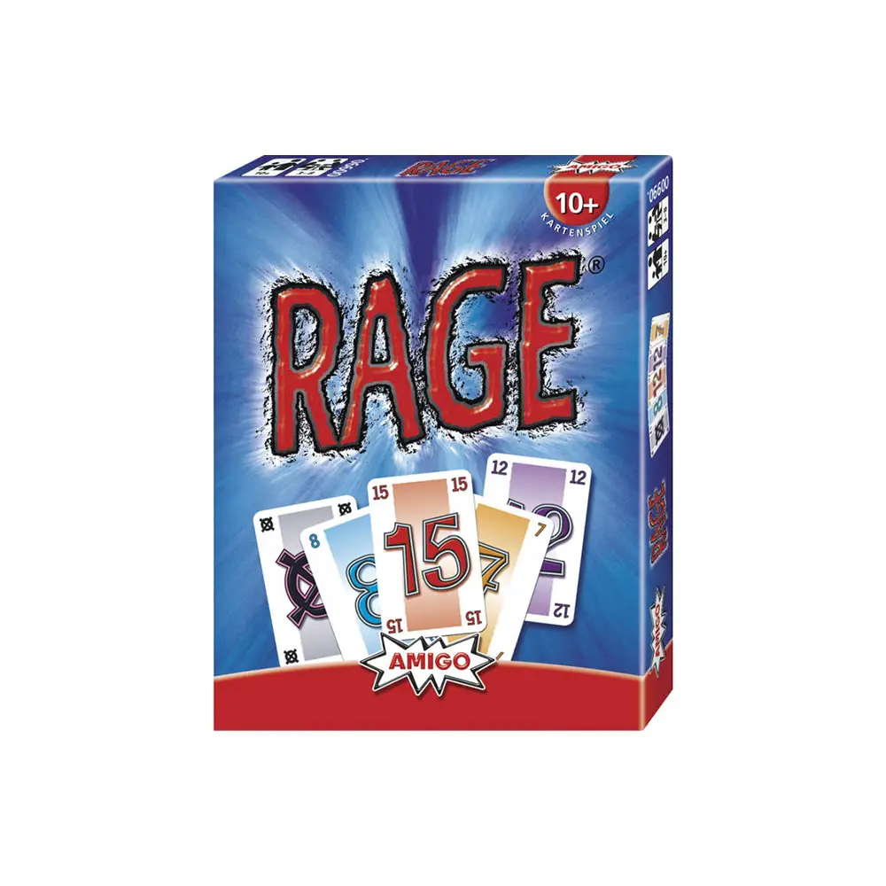 Gioco di carte Amigo Rage - gioco strategico per famiglie da 3 a 10 giocatori