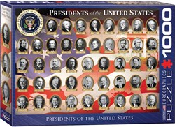 Eurographics puzzle Presidenti Stati Uniti - 1000 pezzi cartone multicolore