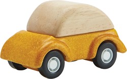 PlanToys Giocattoli in legno Auto gialla
