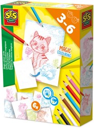 Ses carte magiche da grattare set creativo per bambini