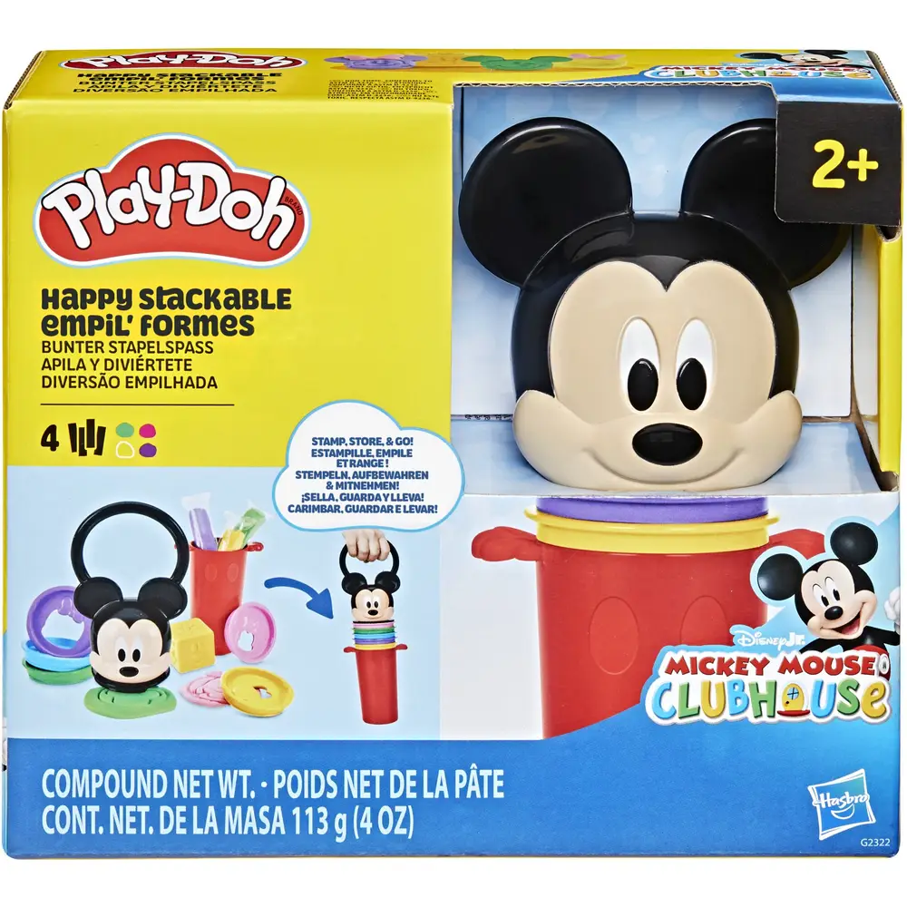 Hasbro Play-Doh Disney Junior set impilabile creativo per bambini