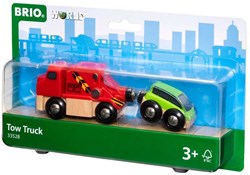 Brio carro attrezzi giocattolo con magnete - 33528 - rosso