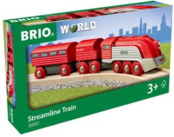 Brio treno ad alta velocità giocattolo rosso e argento - 33557