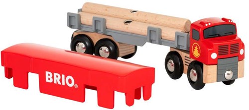Brio Camion trasporto legname giocattolo - giocattolo in legno magnetico-3