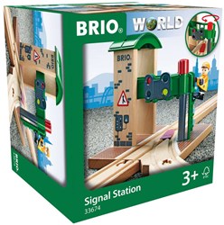 Brio Stazione di segnalazione accessorio treno in legno - 33674