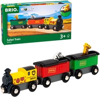 Brio Treno safari con animali - giocattolo in legno colorato per bambini-3