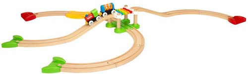Brio set treno in legno di lusso - Il mio primo set per bambini - 33727-3