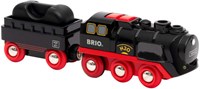 Brio treno a vapore a batteria - trenino giocattolo con effetto vapore - 33884-3