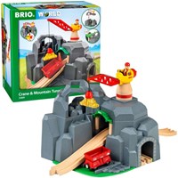 Brio Grande Miniera d'Oro con Tunnel Sonoro e Gru - Pista in Legno-2