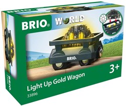 Brio trenino giocattolo Vagone d’Oro luminoso - accessorio in legno