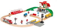 Brio set treno Central Station - ferrovia in legno con accessori bambini-2