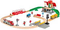 Brio set treno Central Station - ferrovia in legno con accessori bambini-3