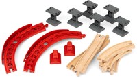Brio set binari curvi per treno in salita 16 pezzi - giocattolo in legno-3
