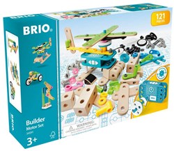 Brio Builder set di costruzione con motore - giocattolo da costruzione 120 pezzi
