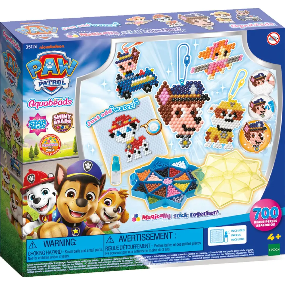 Aquabeads Paw Patrol Mega Set di Perline - Giocattolo Creativo