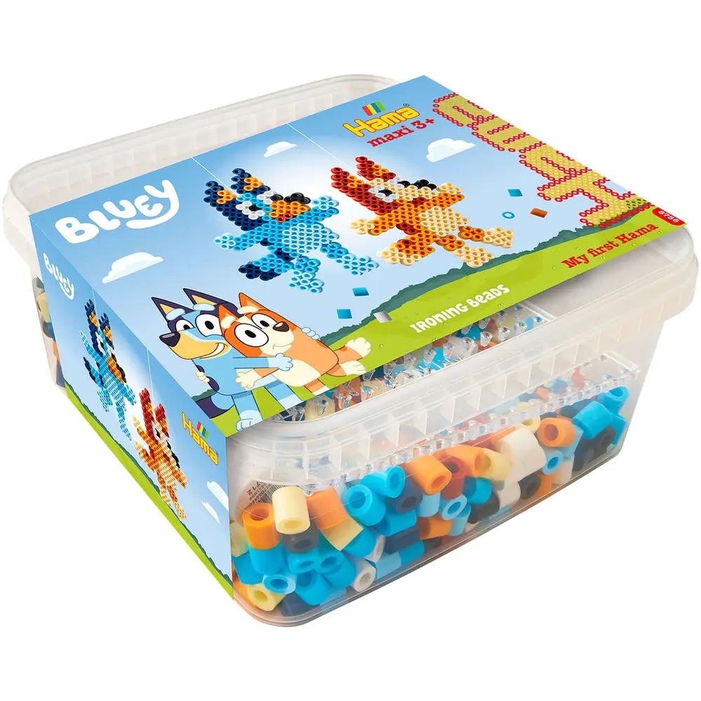 Hama perline da stirare Maxibox Bluey 900 pezzi set creativo