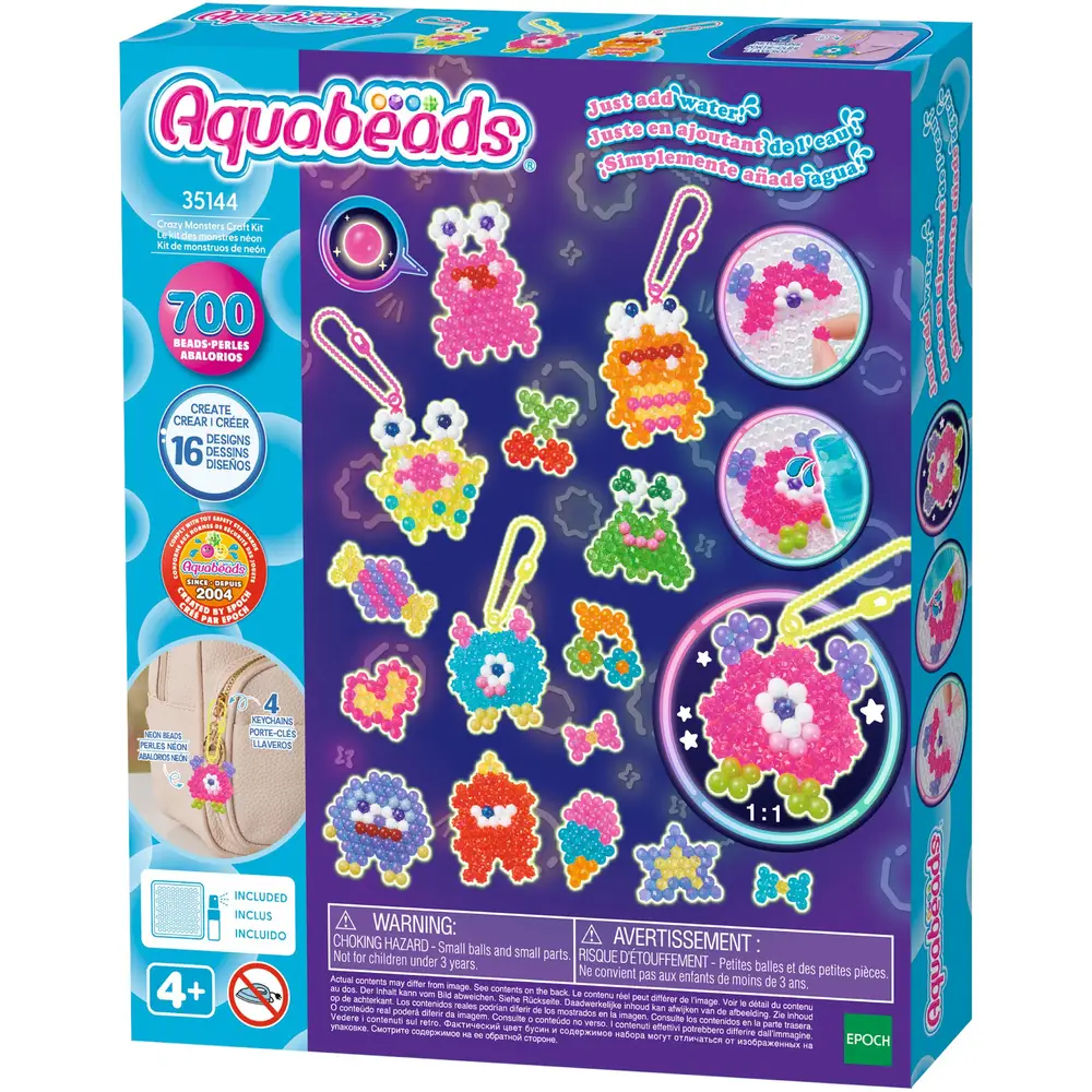Aquabeads Neon Gekke Monsters Set