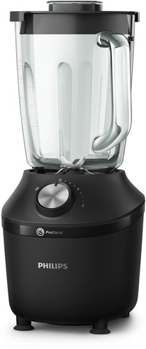 Philips frullatore nero 600W ProBlend caraffa vetro 2L elettrodomestico