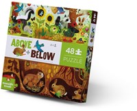 Crocodile Creek puzzle doppia faccia Backyard - 48 pezzi