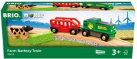 Brio Treno a batteria della fattoria - trenino giocattolo per il divertimento in fattoria