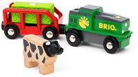 Brio Treno a batteria della fattoria - trenino giocattolo per il divertimento in fattoria-3