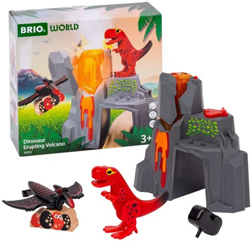 Brio Vulcano dei Dinosauri - Set Avventura Preistorica con Lava e Dinosauri-2