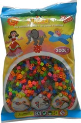 Hama perline da stirare - 3000 pezzi - set creativo multicolore