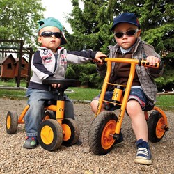 Top Trike bicicletta senza pedali Quaddy - per bambini piccoli e prescolari