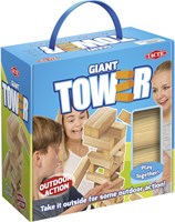 Gioco di torre XL in legno da impilare - gioco di famiglia per bambini e adulti