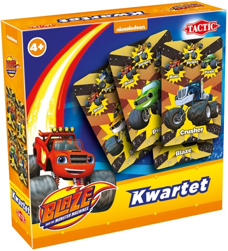 Gioco di carte Quartetto Blaze - Gioco per bambini - da 4 anni - 2-4 giocatori